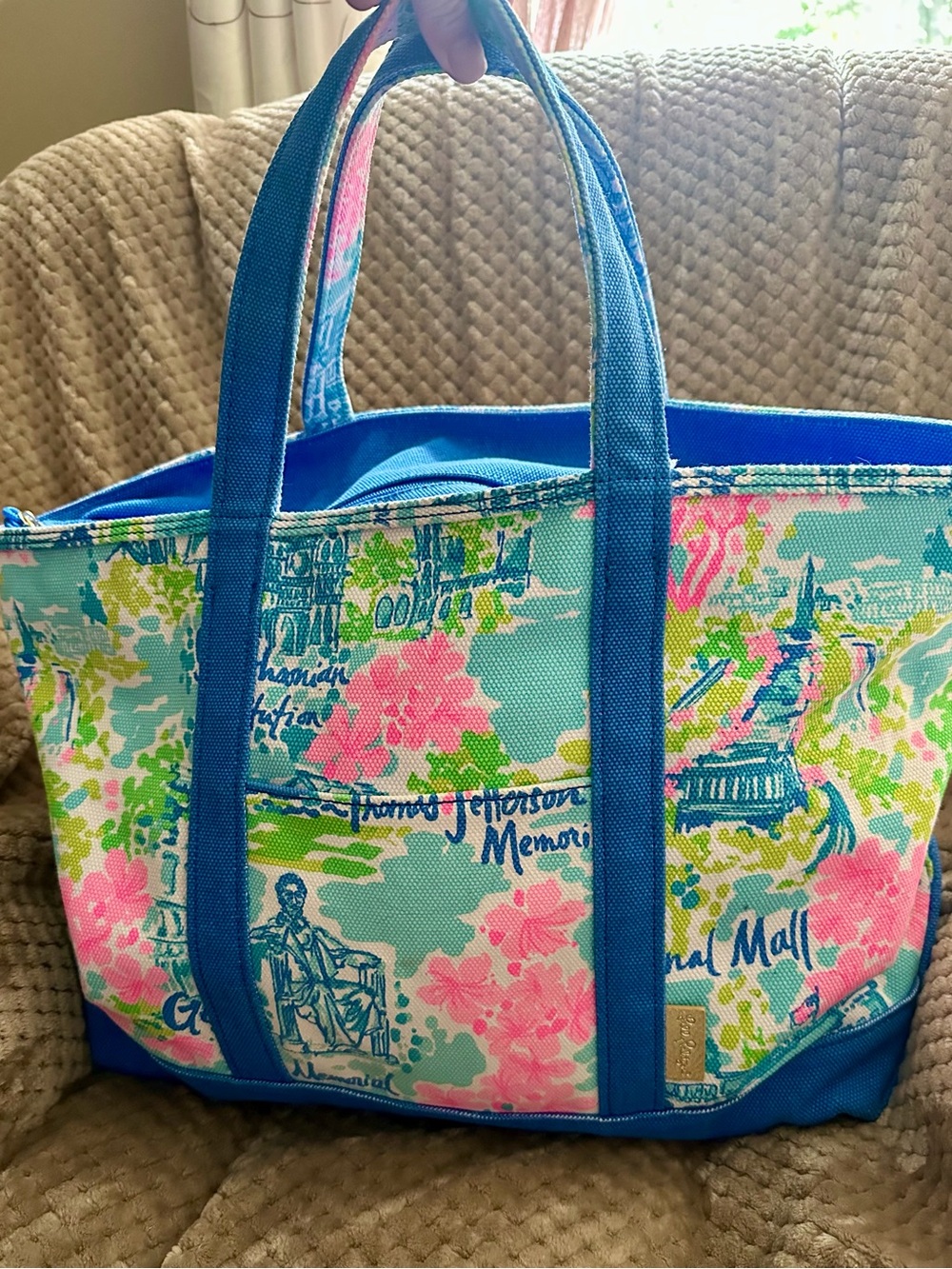Lilly Pulitzer “Lilly Loves DC” Mercato Destination Tote